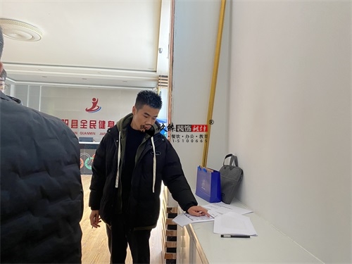 同心装修公司|同心某禁毒展厅设计项目现场勘察