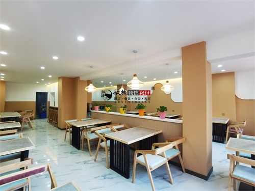 同心餐厅装修设计项目|镹臻设计