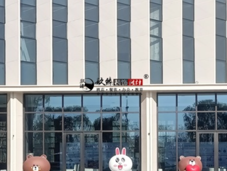 同心装修公司同心熙玉园售楼部大厅装修项目实景图分享