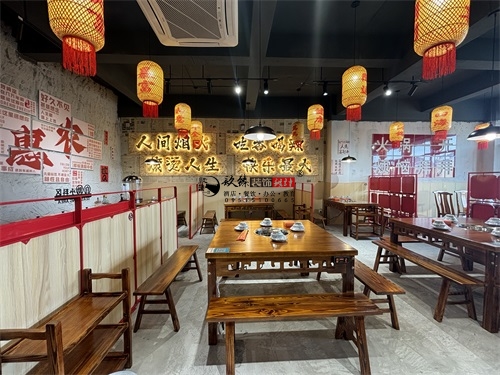 同心火锅店装修设计项目|镹臻设计