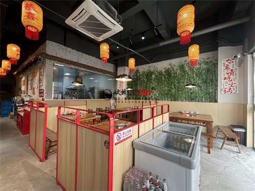 同心火锅店装修设计项目|镹臻设计