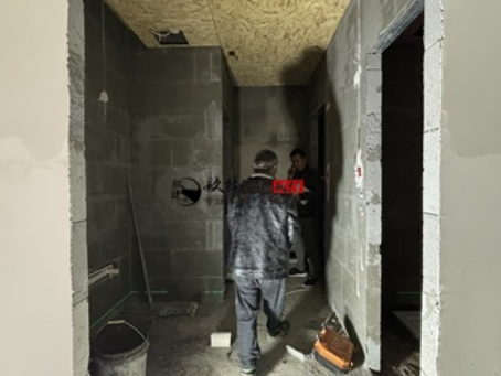 同心装修公司|同心望纵办公室装修设计项目工地巡检